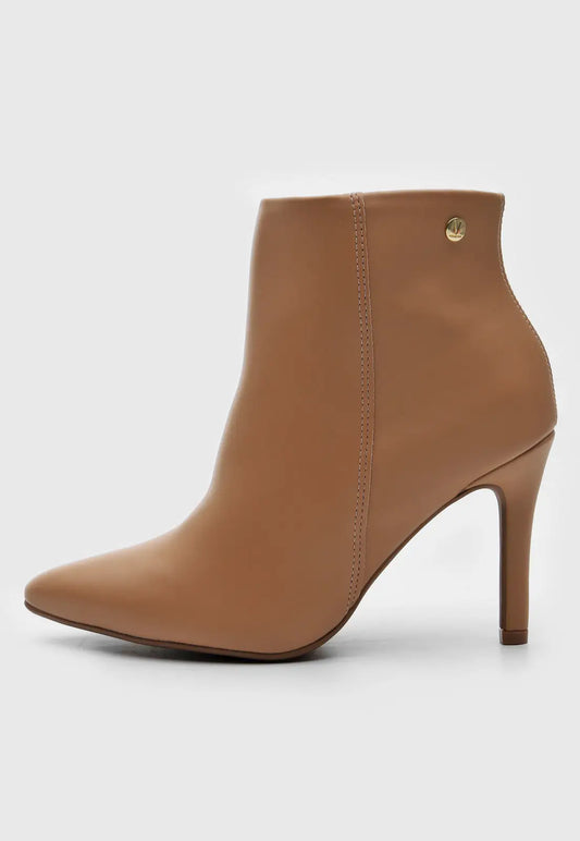 Bota Vizzano Cano Baixo Bege